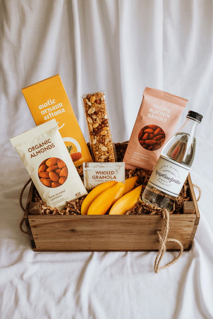 Healthy snack gift box - 25 Valentine's Day Teacher Gift Ideas