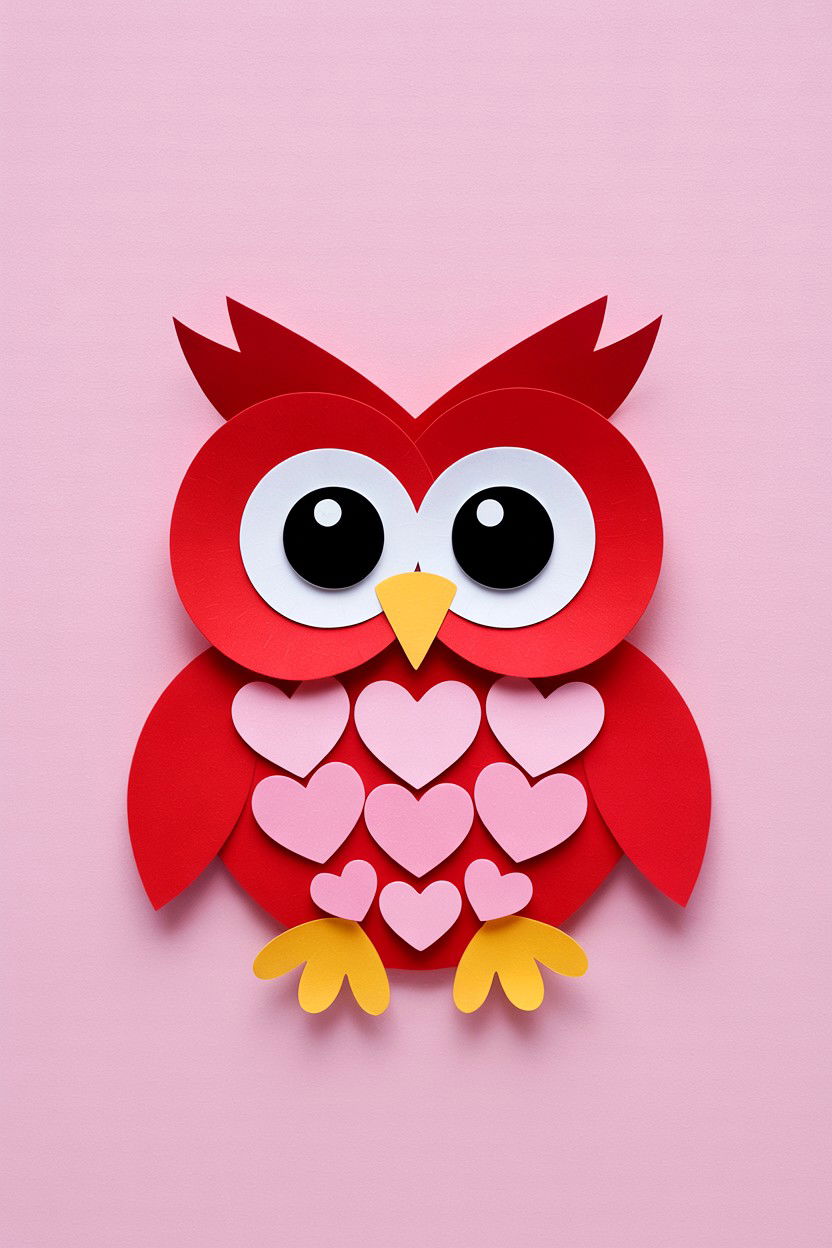 Heart Animal Card - 25 Heart Valentine's Day Card Ideas