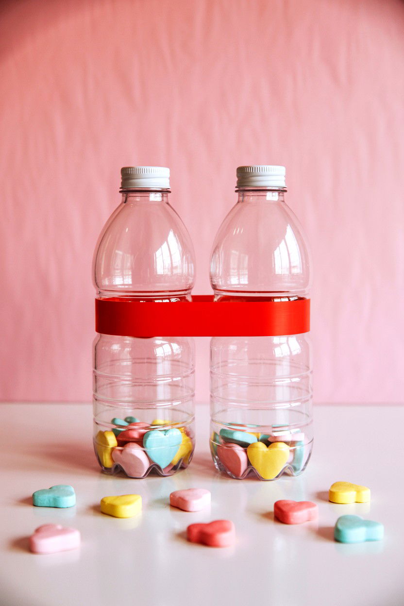 Heart Bottle Shake - 25 Valentine's Day Minute to Win It Games