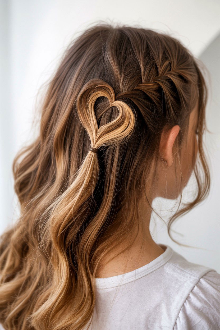 Heart Braid Accent - 25 Heart Braid Valentine's Day Ideas