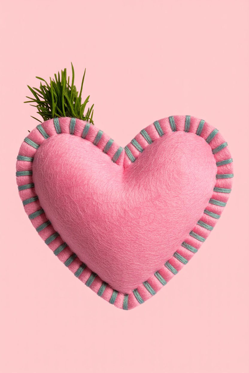 Heart Cat Toy - 25 Valentine's Day Ideas for Cats