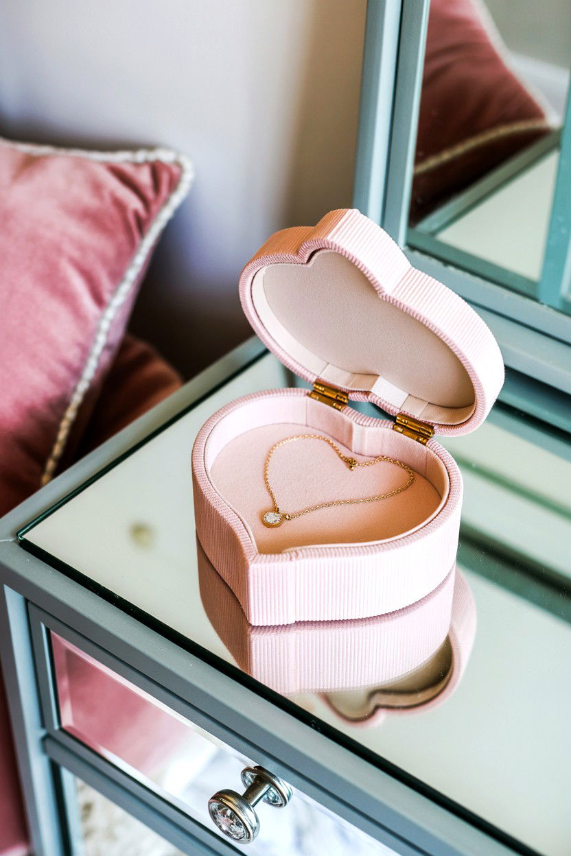 Heart Jewelry Box - 25 Aesthetic Valentine's Day Ideas