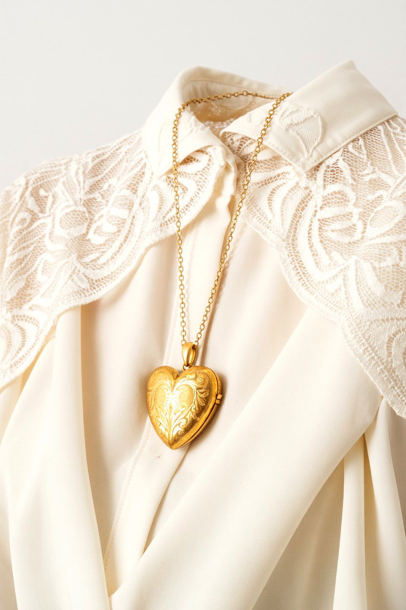 Heart Locket Necklace - 25 Coquette Valentine's Day Ideas