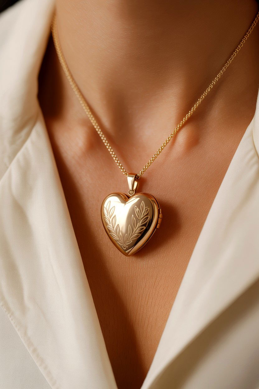 Heart Locket - 25 Valentine's Day Pendant Ideas