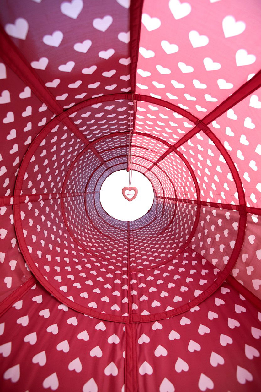 Heart Pattern Tunnel - 25 Valentine's Day Ideas for Cats