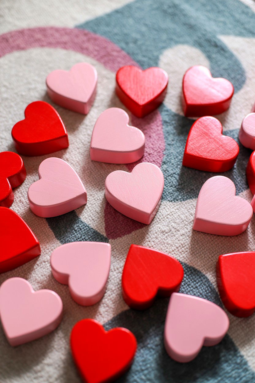 Heart Shape Sorting Game - 25 Valentine's Day Memory Games