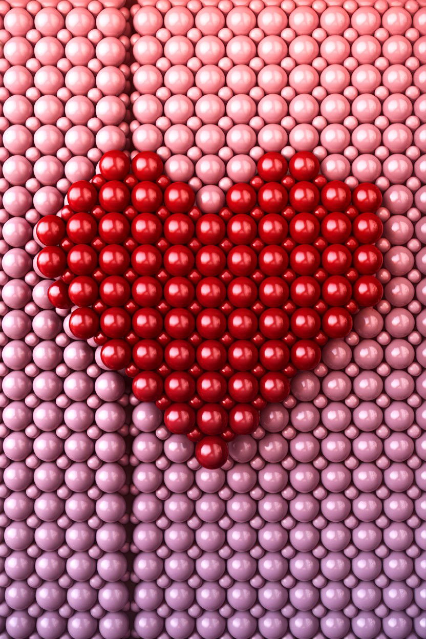 Heart Shaped Balloon Wall - 25 Valentine's Day Balloon Surprise Ideas