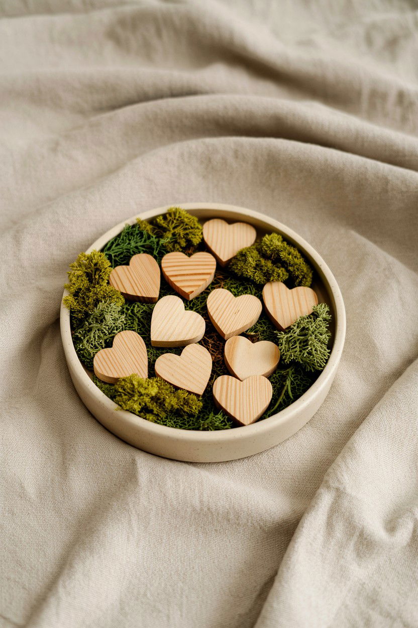 Heart Shaped Cedar Wood - 25 Valentine's Day Potpourri Ideas