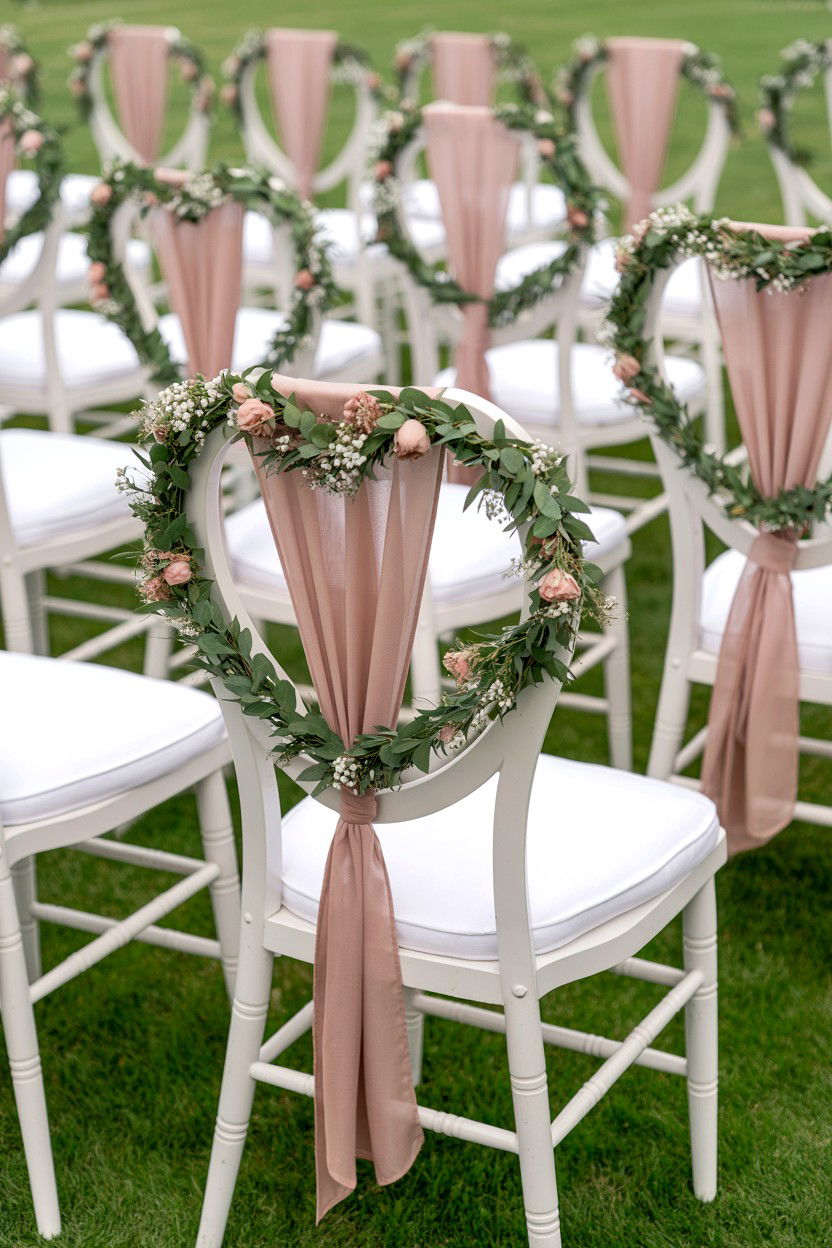 Heart Shaped Chair Decor - 25 Valentine's Day Reception Ideas