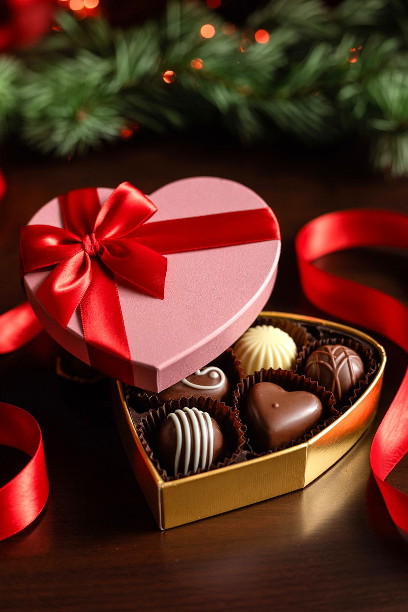 Heart Shaped Chocolate - 25 Valentine's Day Party Favor Ideas