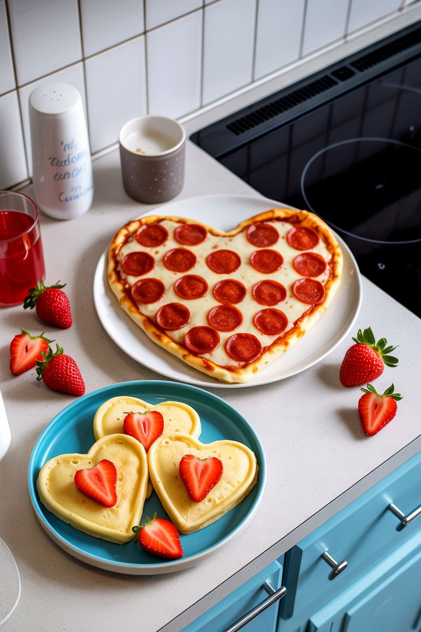 Heart Shaped Food - 25 Valentine's Day Ideas for College Students