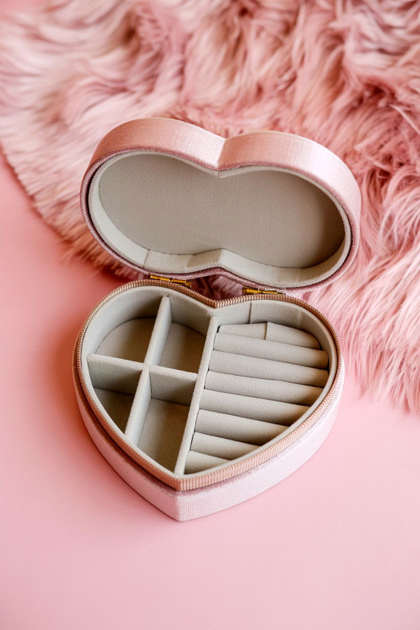 Heart Shaped Jewelry Box - 25 Romantic Gifts for Wife on Valentine's Day