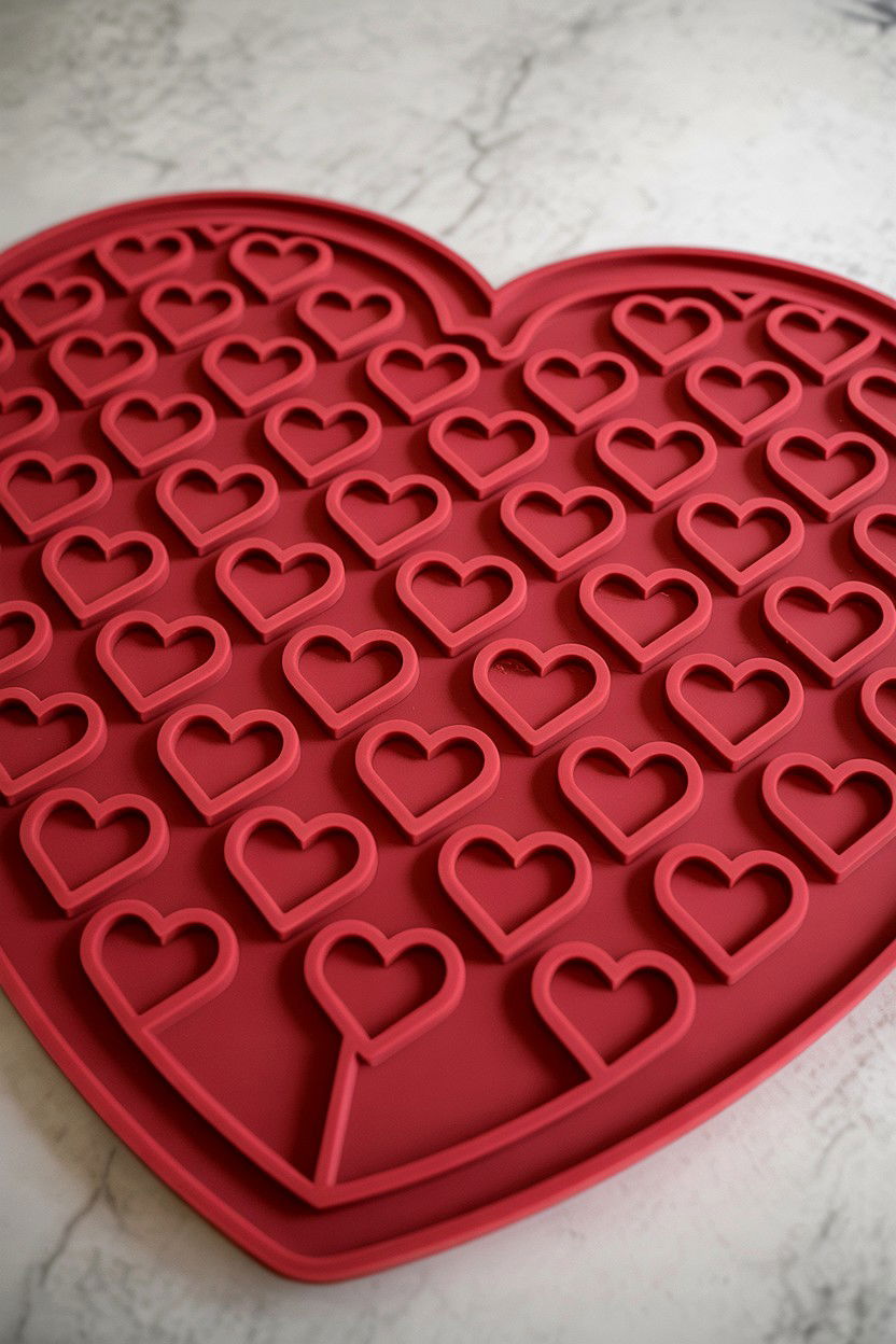 Heart Shaped Licking Mat - 25 Valentine's Day Pet Toy Ideas
