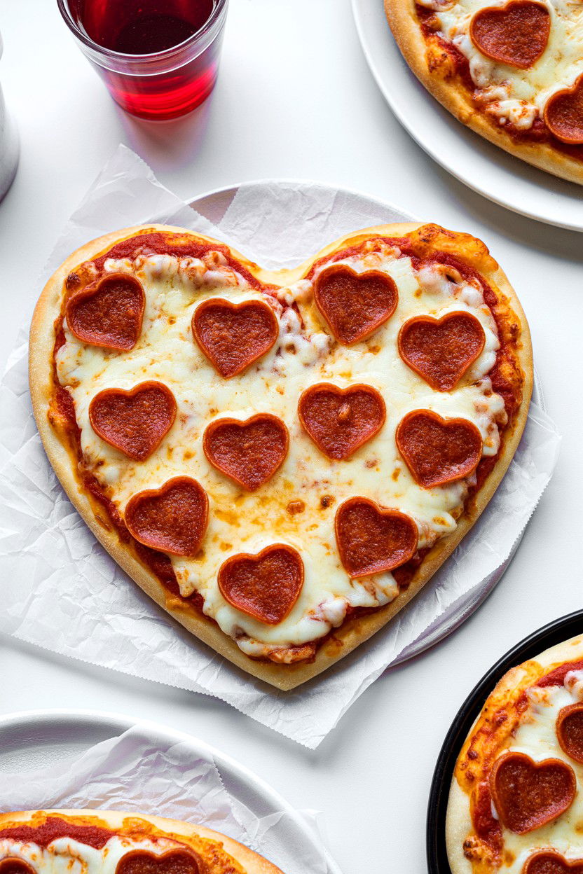Heart Shaped Pizza - 25 Valentine's Day Charades Ideas