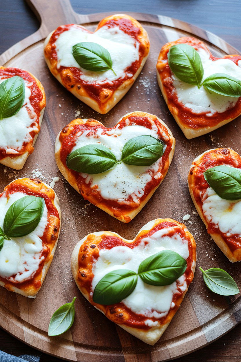 Heart Shaped Pizza - 25 Valentine's Day Engagement Party Ideas