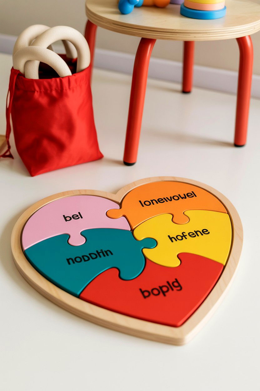 Heart Shaped Puzzle - 25 Valentine's Day Gifts for Toddlers