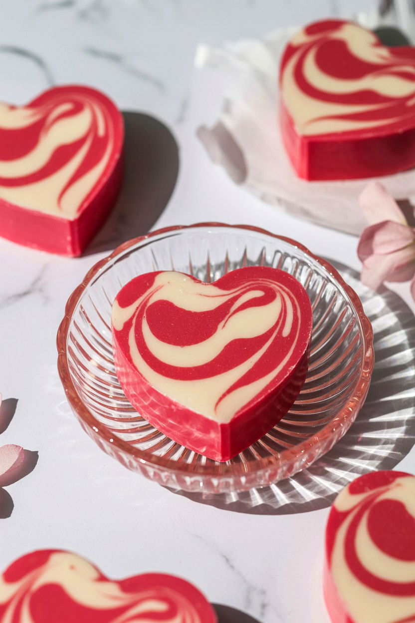 Heart Shaped Soap - 25 Valentine's Day Bathroom Decor Ideas