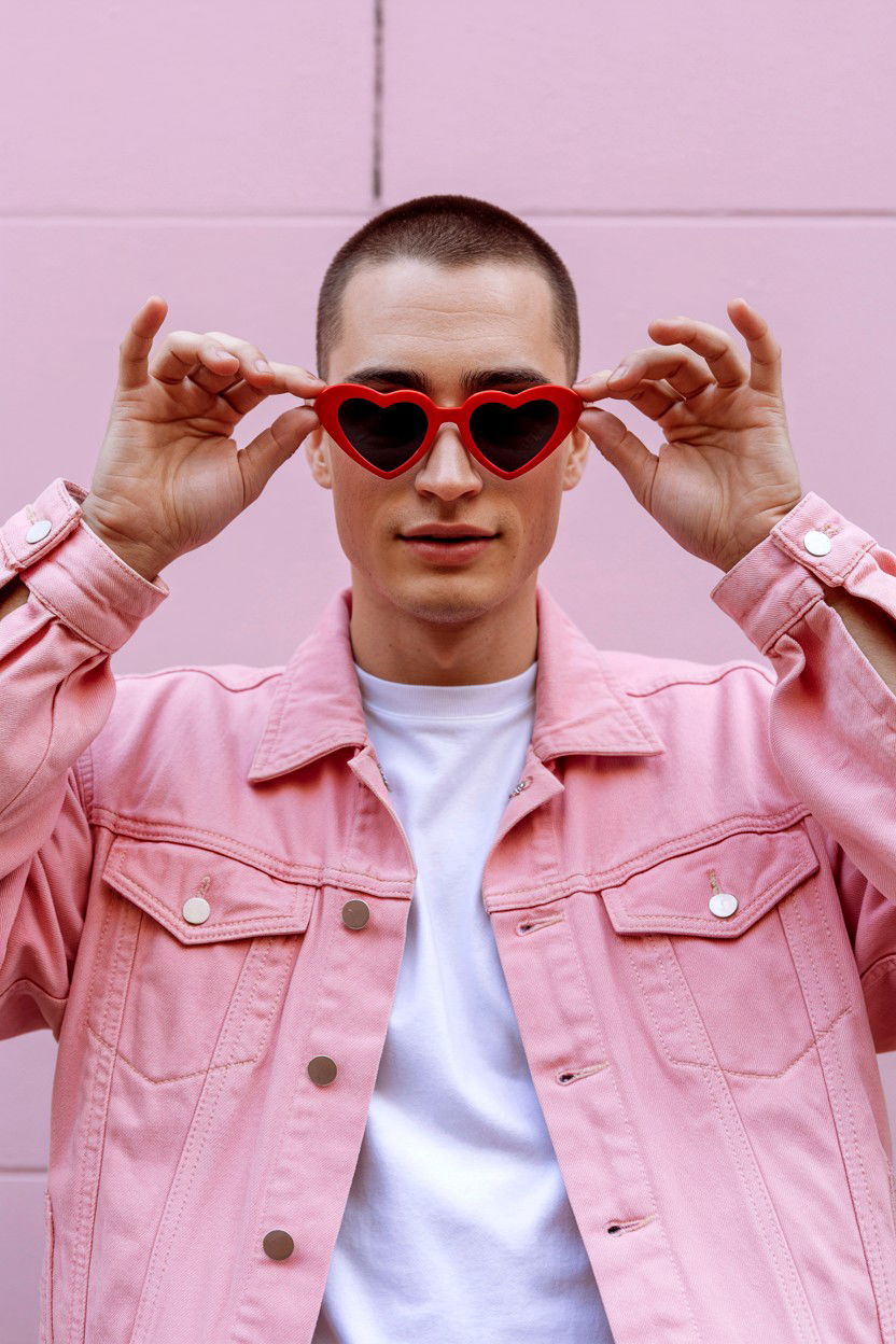 Heart Shaped Sunglasses - 25 Valentine's Day Selfie Ideas