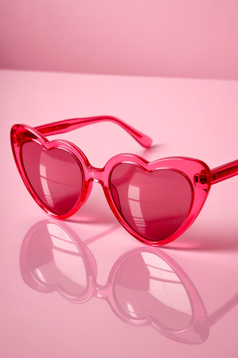 Heart Shaped Sunglasses - 25 Valentine's Day Sticker Ideas