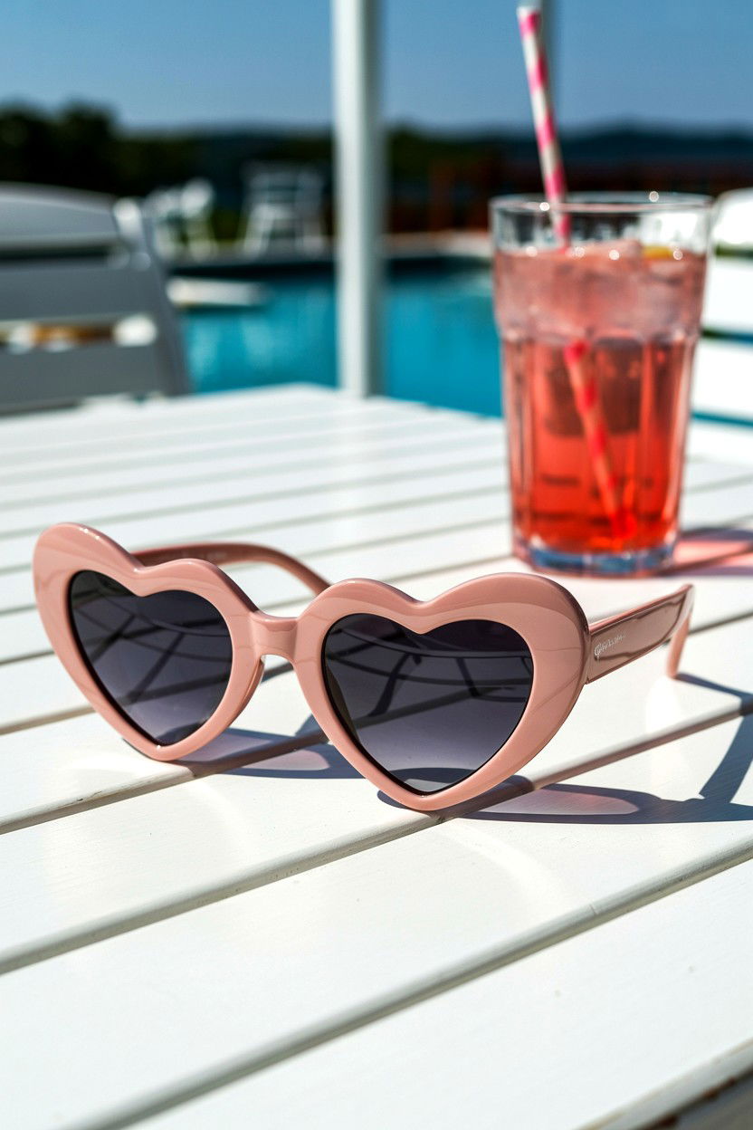 Heart Shaped Sunglasses - 25 Soft Girl Valentine's Day Ideas