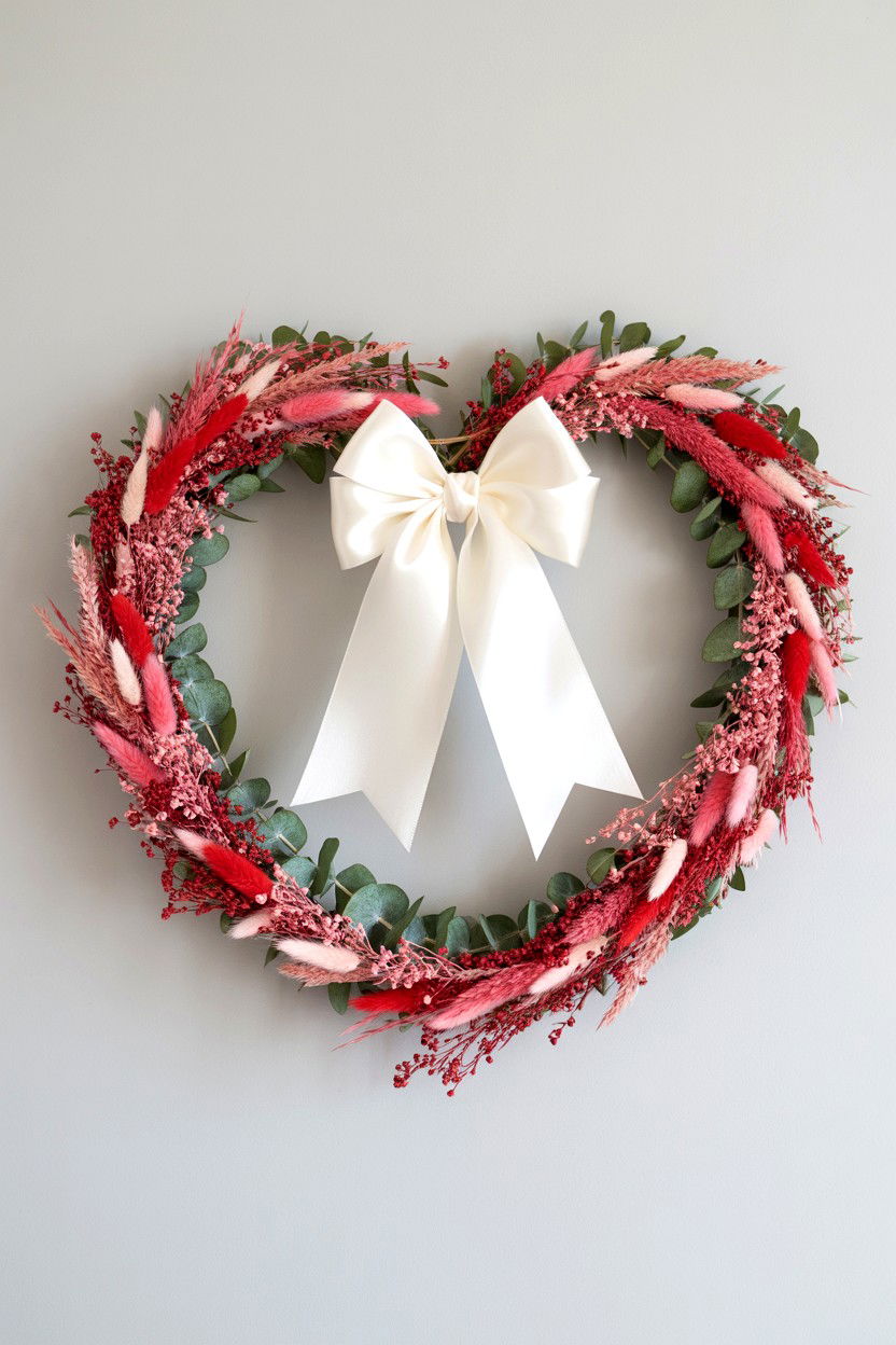 Heart Shaped Wreath - 25 Valentine's Day Pictionary Ideas