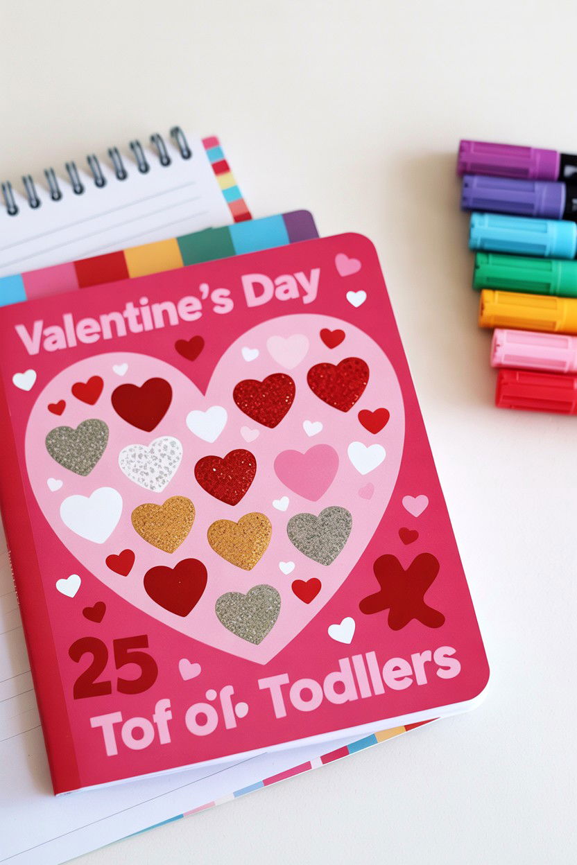 Heart Sticker Book - 25 Valentine's Day Gifts for Toddlers