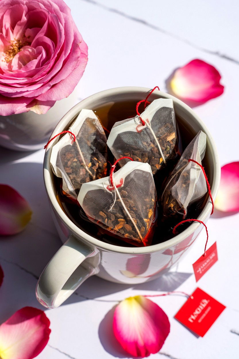 Heart Tea Bags - 25 Tea Lover Valentine's Day Gifts for Her