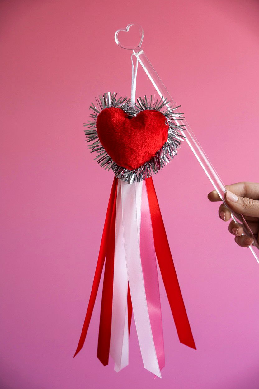 Heart Wand Toy - 25 Valentine's Day Ideas for Cats