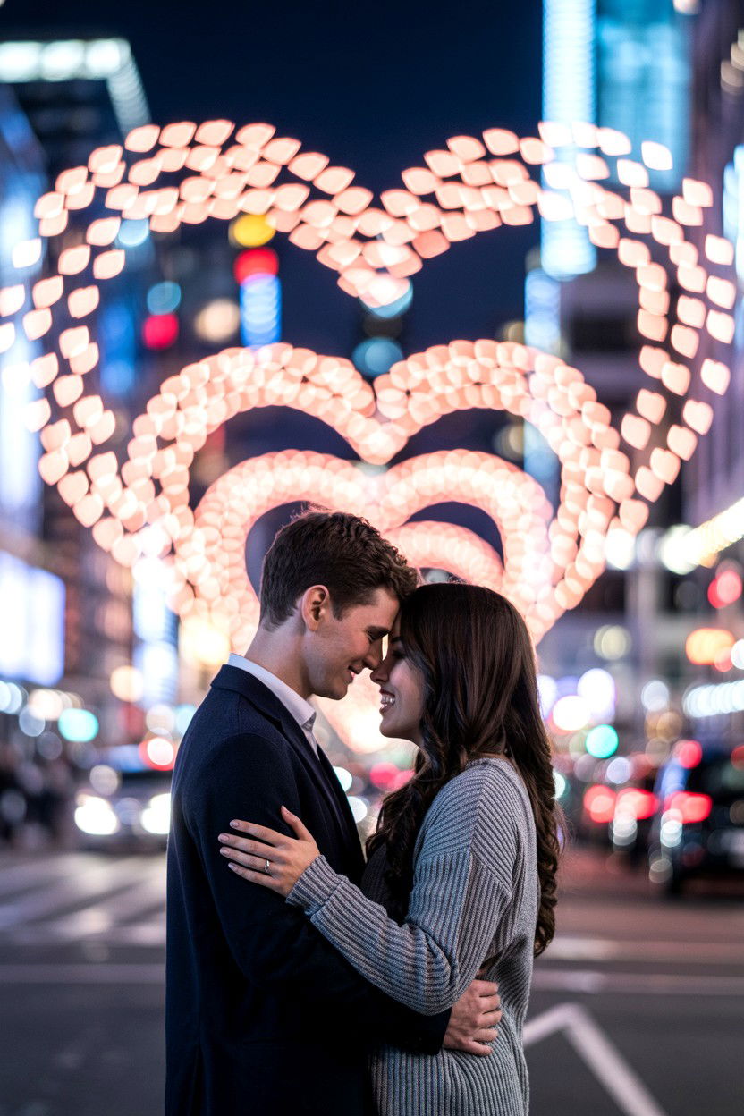 Heart bokeh overlay - 25 Valentine's Day Photo Editing Ideas