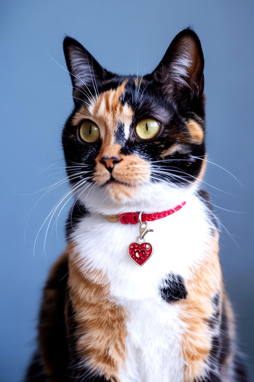 Heart charm for cat collar - 25 Valentine's Day Pet Accessory Ideas