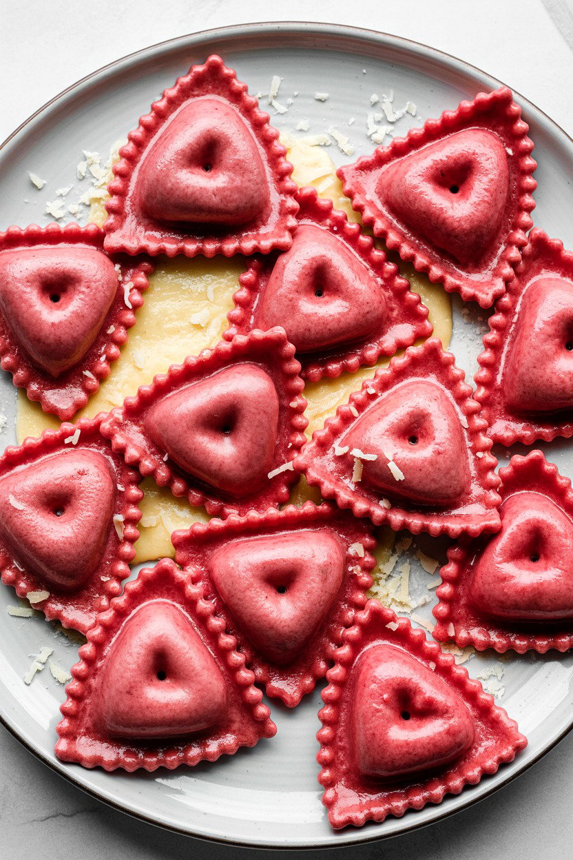 Heart ravioli - 25 Valentine's Day Cooking Class Ideas
