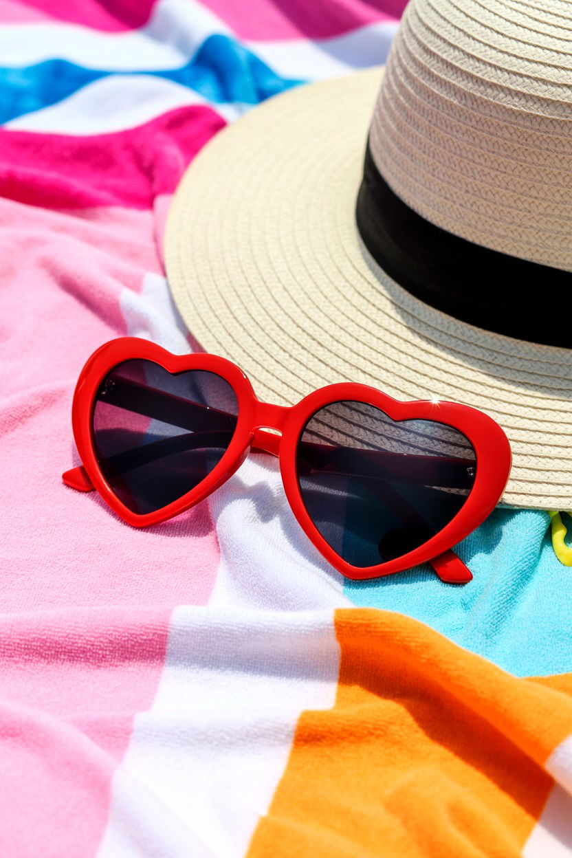 Heart shaped sunglasses - 25 Valentine's Day Gifts for Daughter