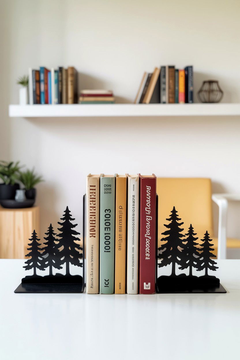 Heavy Duty Decorative Bookends - 25 Book Lover Valentine's Day Gifts