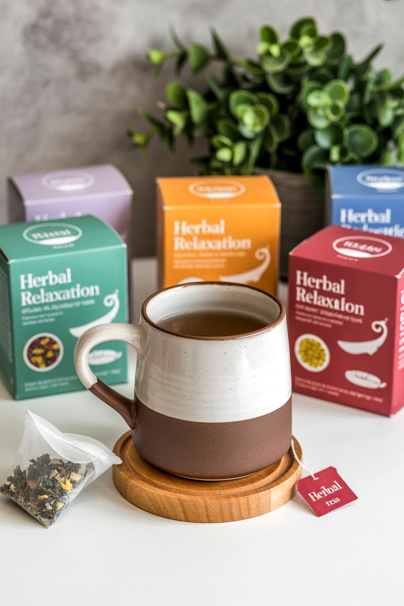 Herbal Tea Relaxation Set - 25 Valentine's Day Spa Gift Basket Ideas