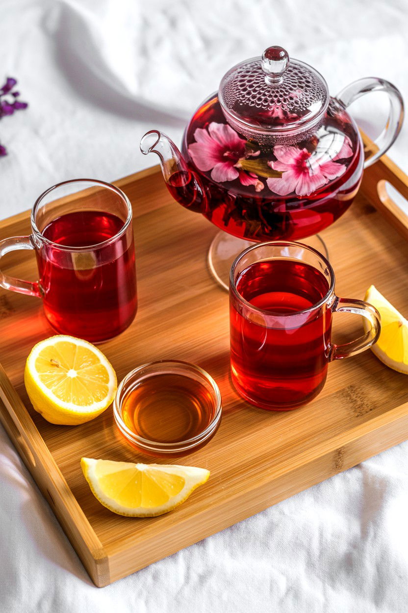 Herbal tea tray - 25 Valentine's Day Spa Day Ideas