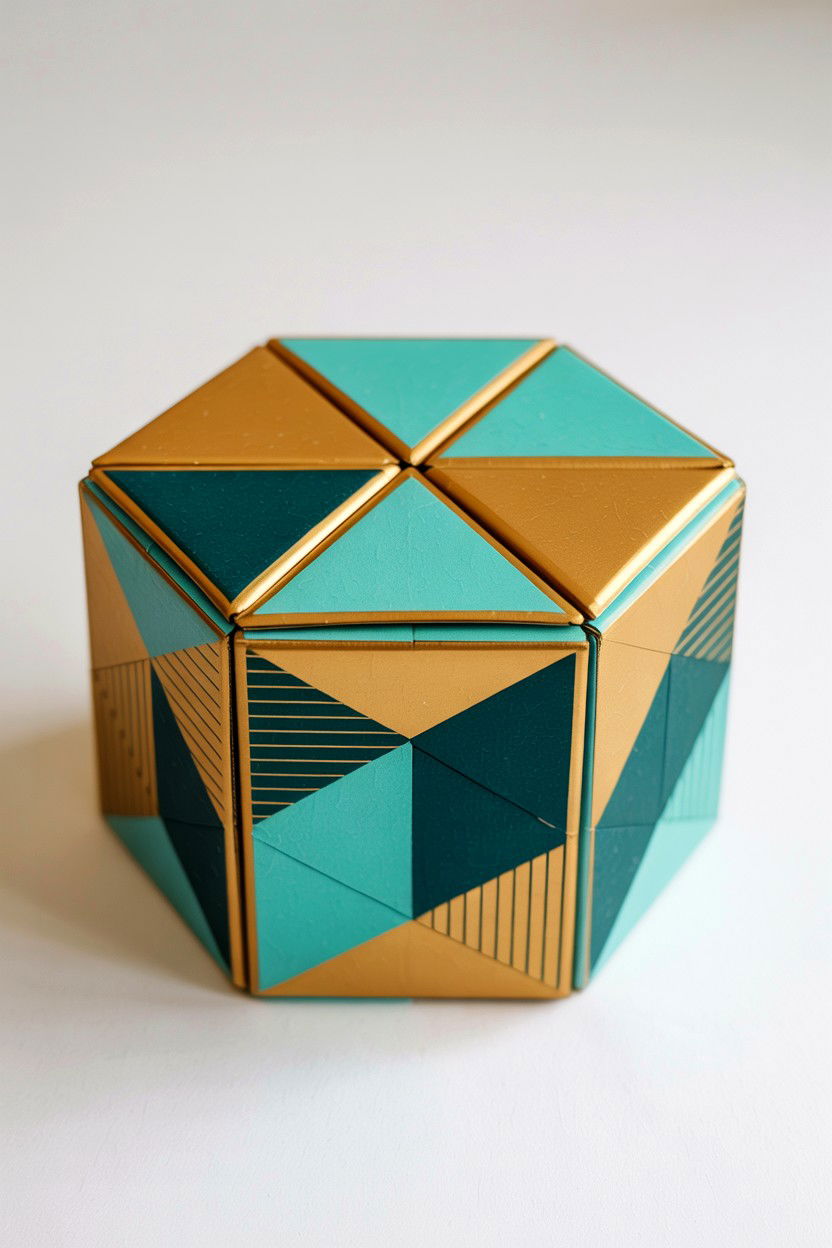 Hexagon Explosion Box - 25 Valentine's Day Explosion Box Ideas