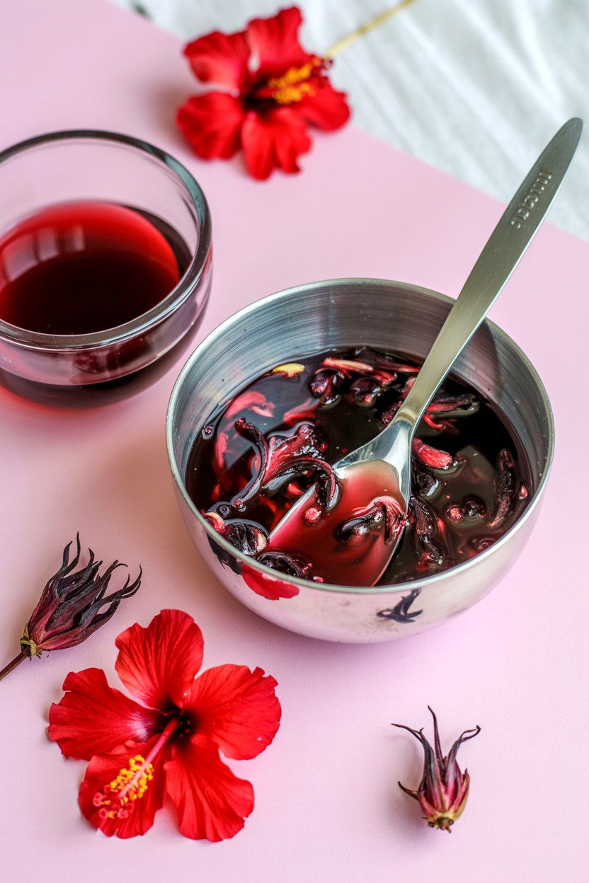 Hibiscus Hair Mask - 25 Valentine's Day Hair Mask Ideas
