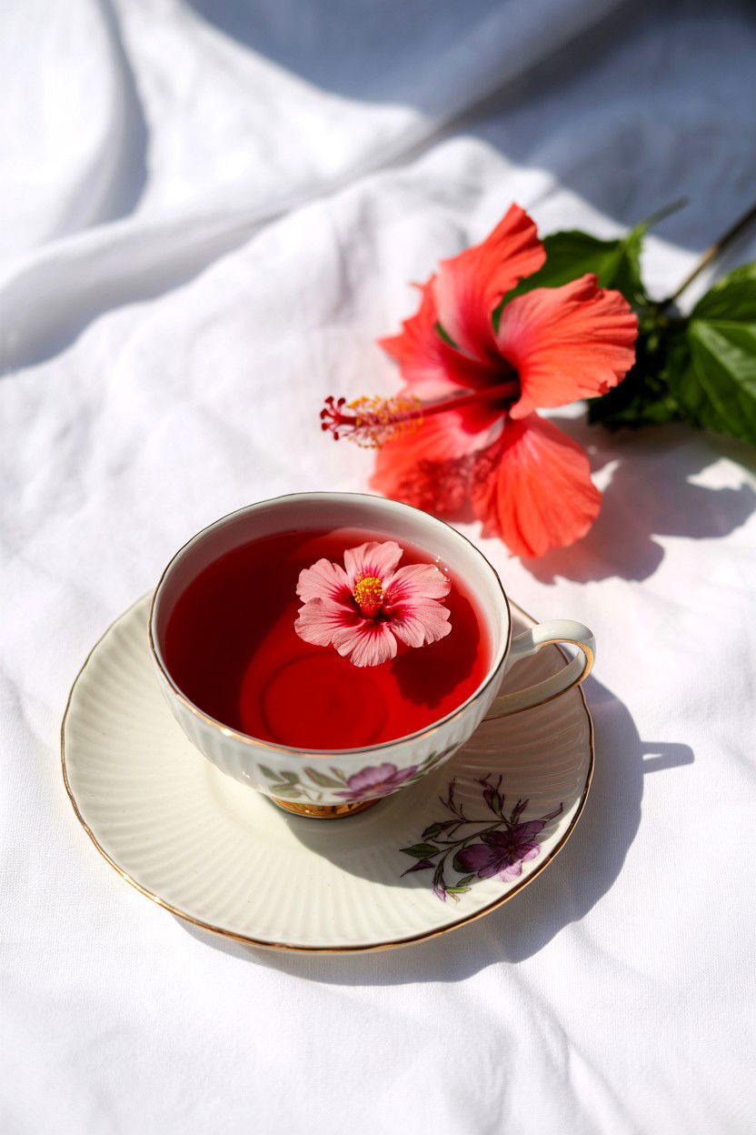Hibiscus Tea - 25 Valentine's Day Red Drink Ideas