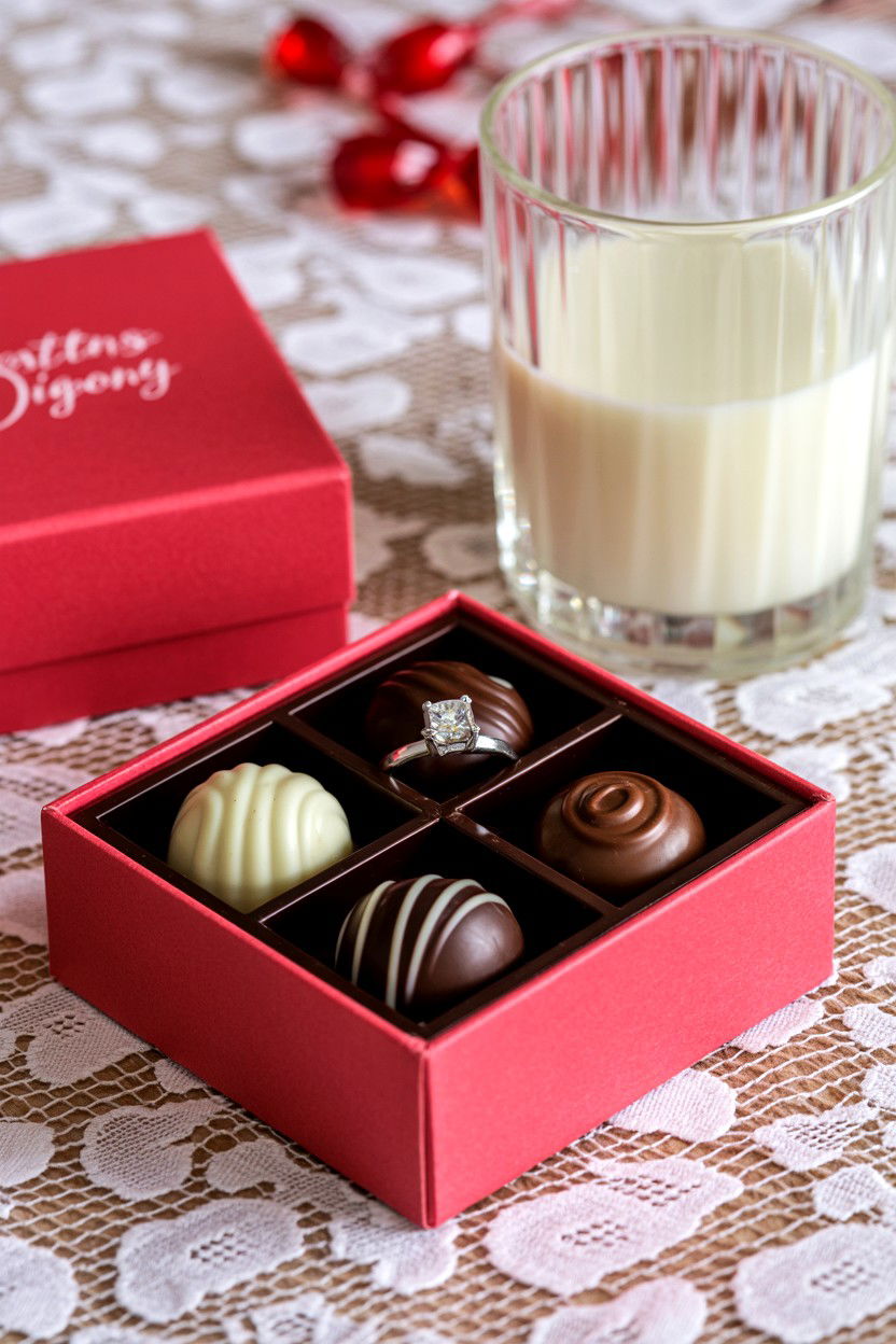 Hidden Ring Box - 25 Valentine's Day Proposal Ideas