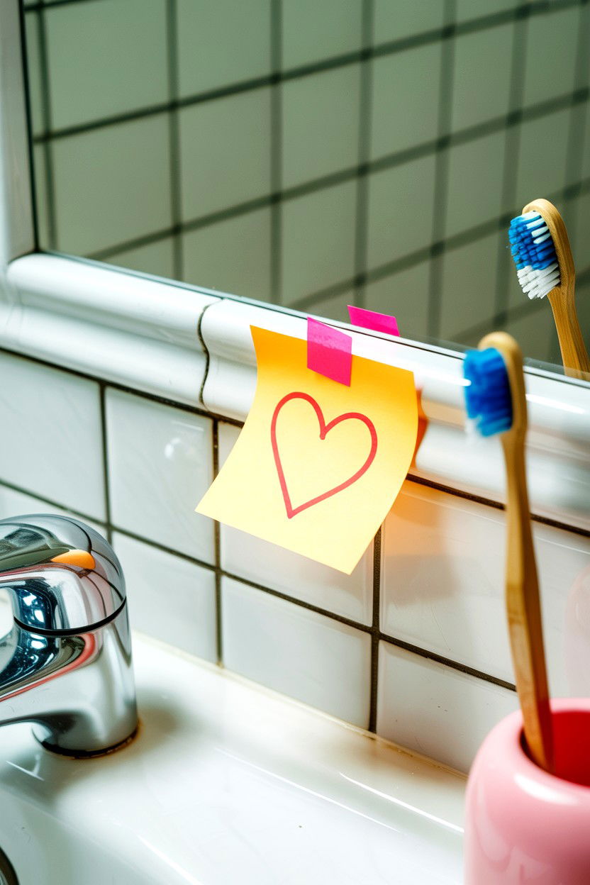 Hidden love notes - 25 Valentine's Day Surprise Ideas for Husband