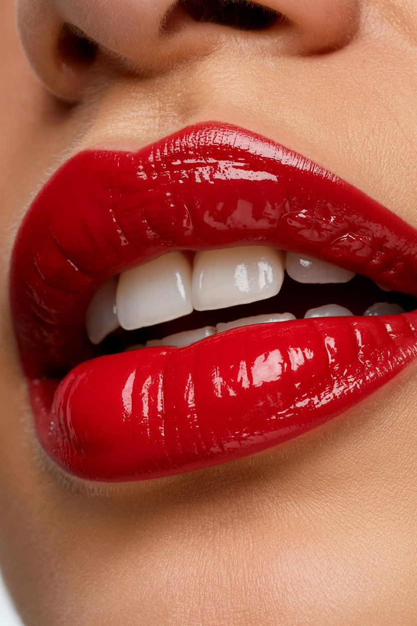 High Shine Vinyl Lips - 25 Valentine's Day Lip Looks