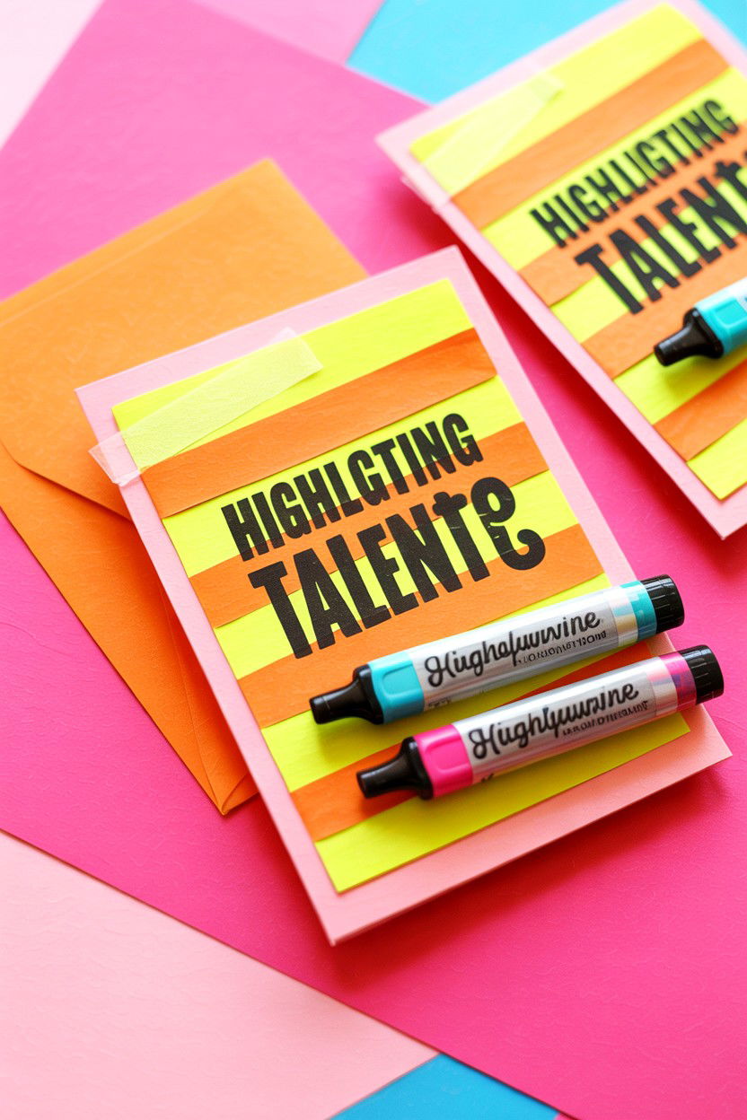 Highlighting Teacher Valentine Card - 25 Valentine's Day Cards for Teachers