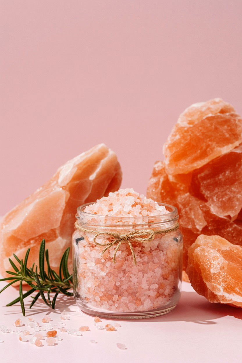 Himalayan Pink Salt Scrub - 25 Valentine's Day Body Scrub Ideas