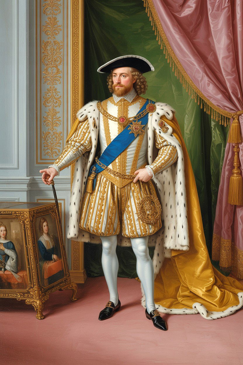 Historical Royal Portrait - 25 Valentine's Day Custom Portrait Ideas