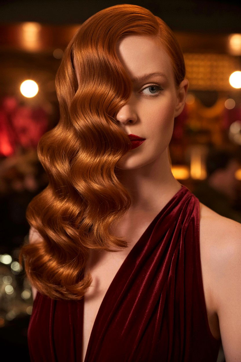 Hollywood Waves - 25 Elegant Valentine's Day Hairstyles