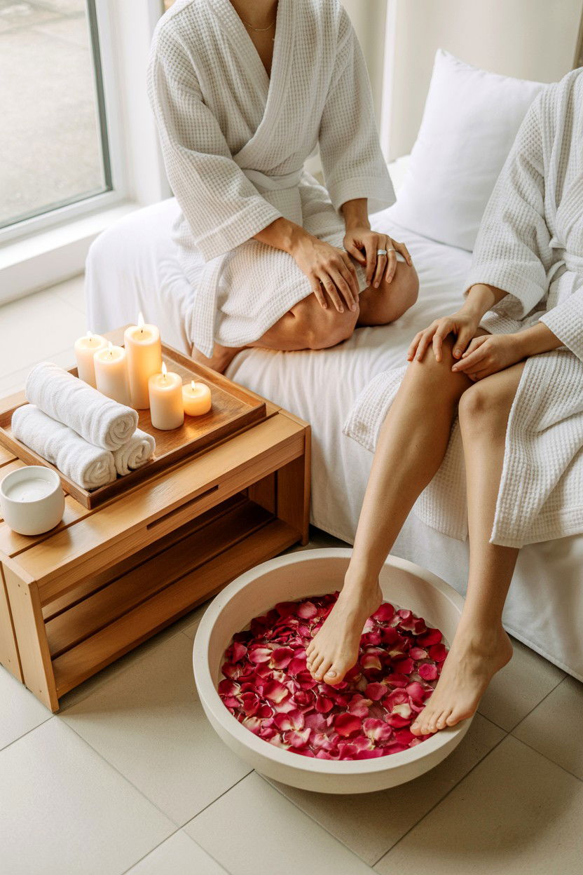 Home Spa Day For Couples - 25 Valentine's Day Romantic Gesture Ideas