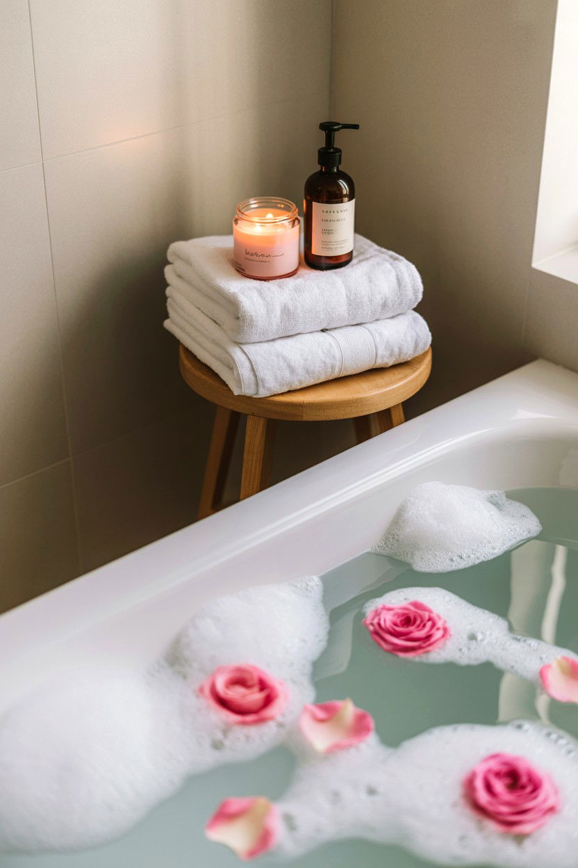 Home Spa Experience - 25 Valentine's Day Surprise Ideas for Wife