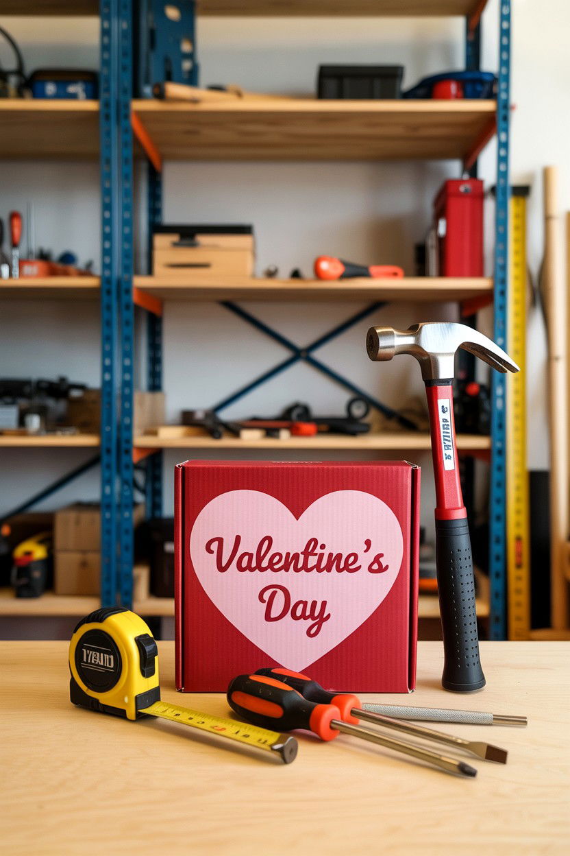 Home Tool Set - 25 Valentine's Day Gift Box Ideas for Him