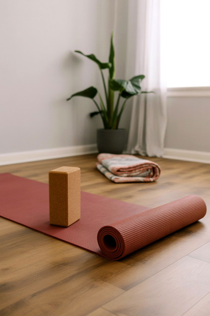 Home Yoga Session - 25 Single Valentine's Day Self Care Ideas