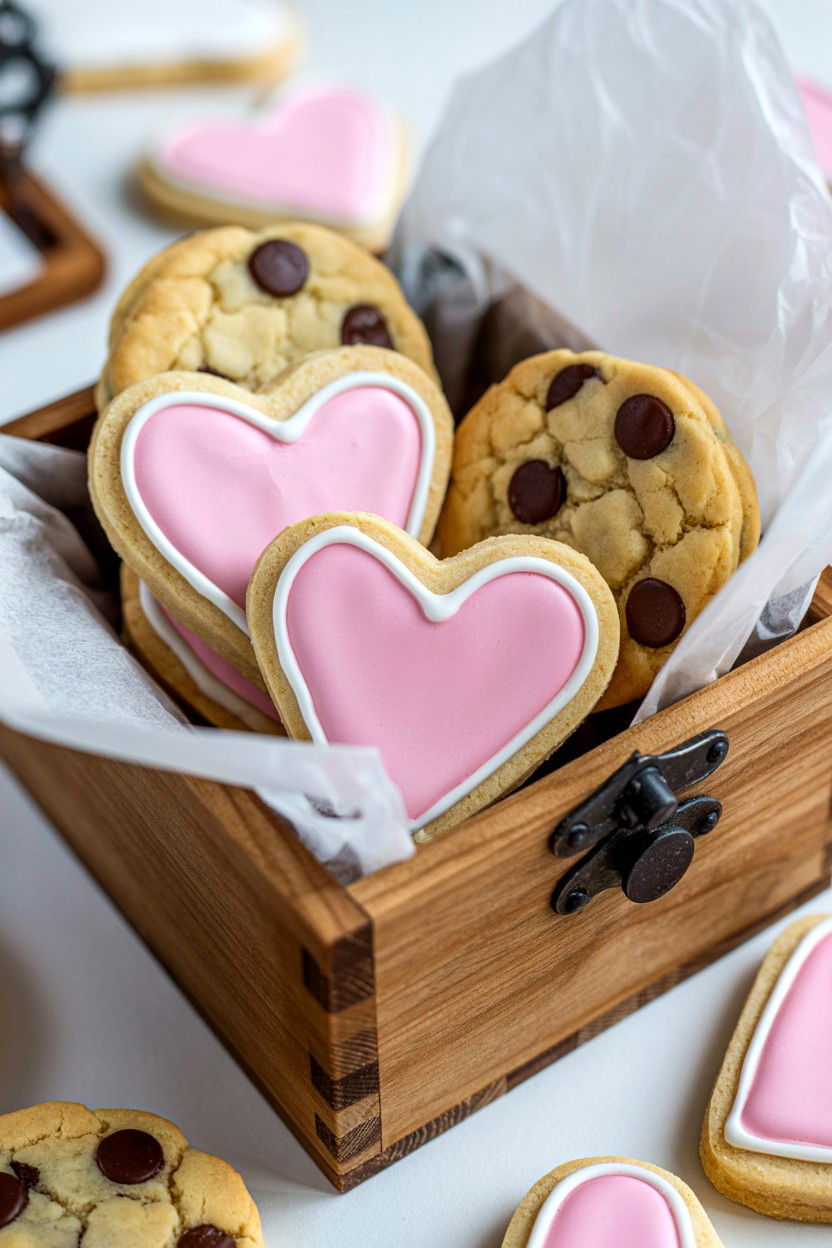 Homemade Cookie Box - 25 Valentine's Day Gifts for Neighbors